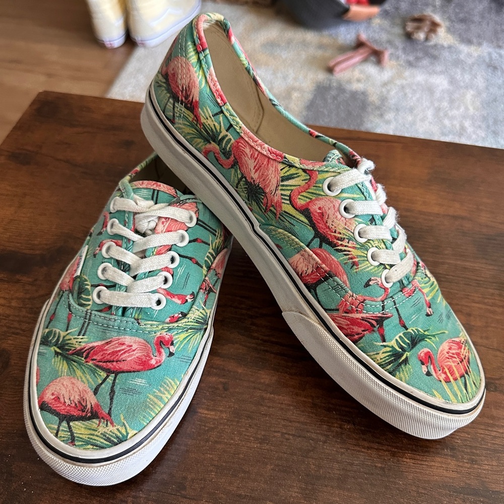 Vans Authentic Flamingo Floral Shoes